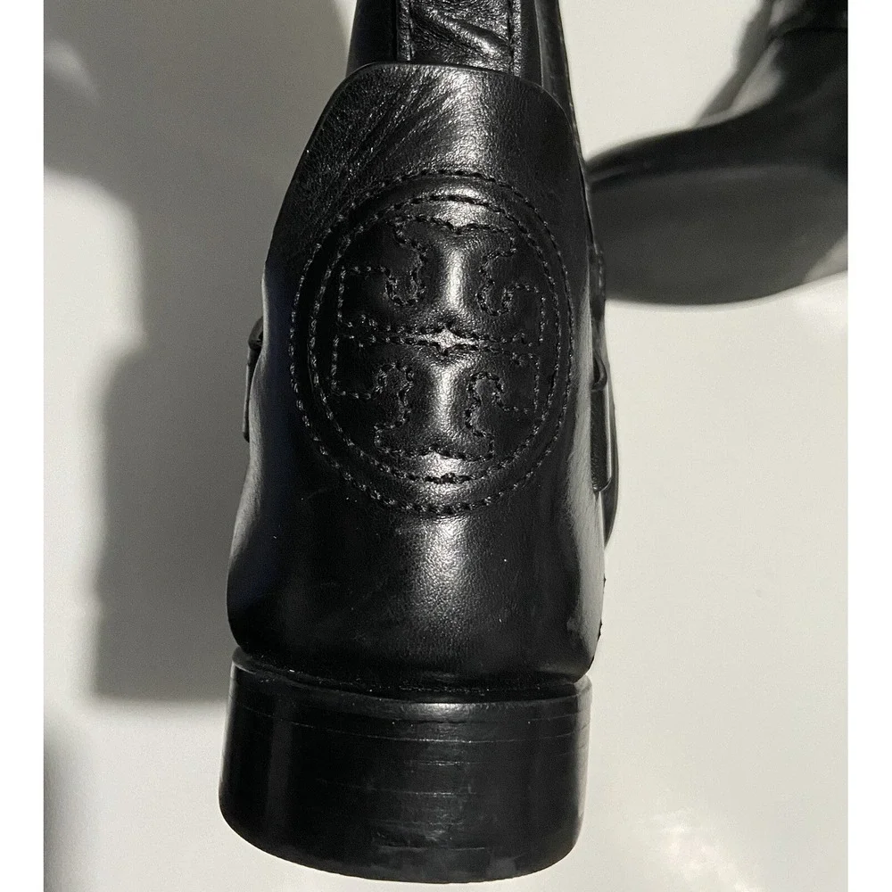 Tory Burch Womens Colton Leather Riding Tall Knee-High Boots Shoes Size 5